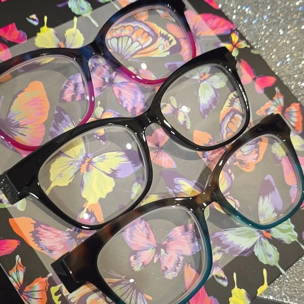 Betsey Johnson 3-PK Round Frame‎ Reading Glasses